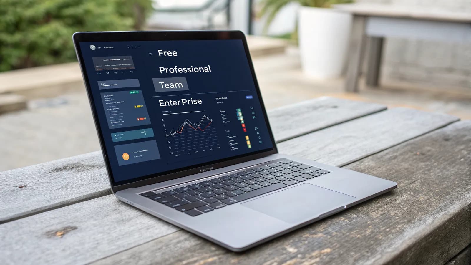 Zapier pricing tiers in 2026 — Free, Professional, Team and Enterprise displayed on a laptop screen