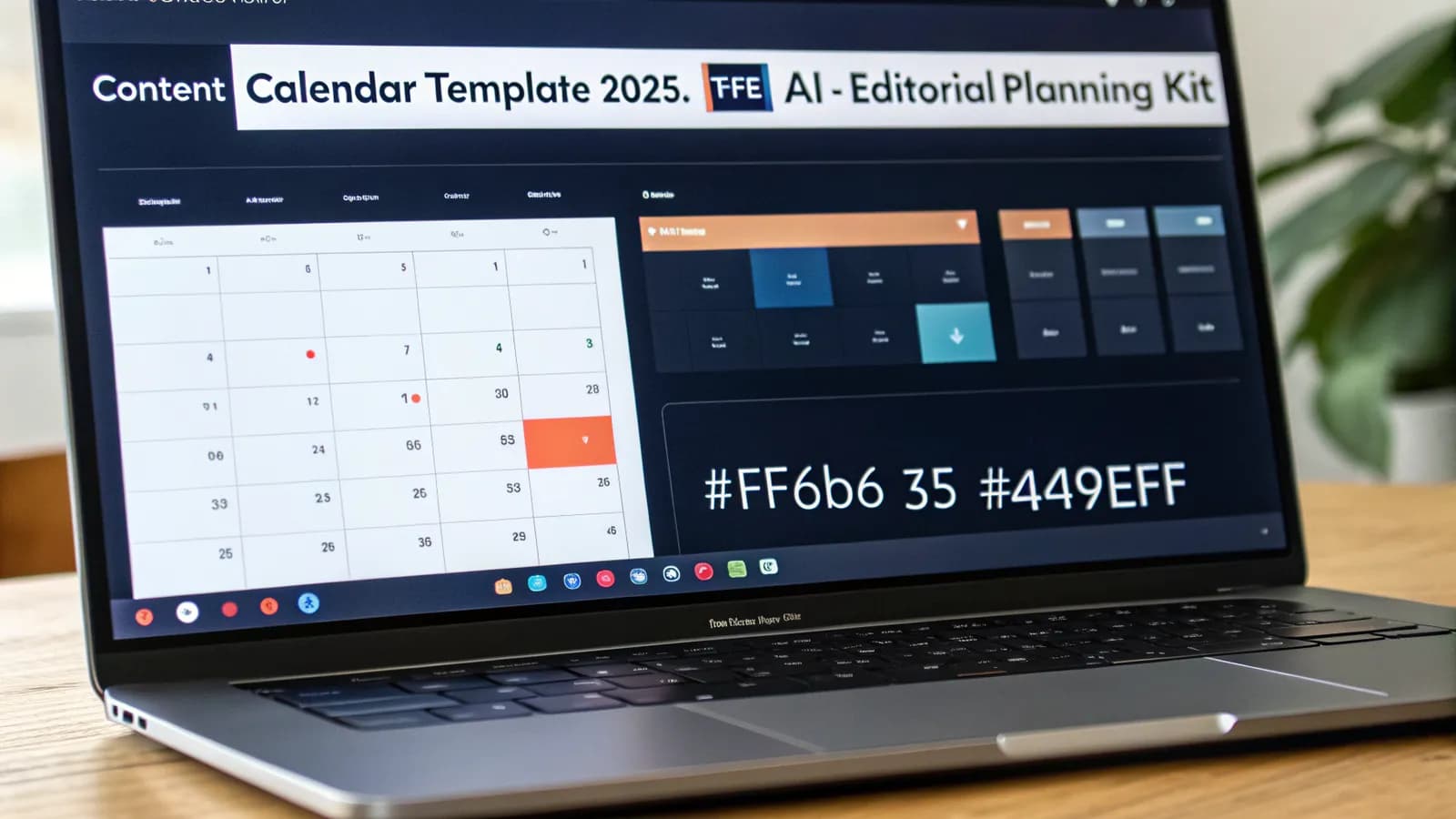 Content calendar template 2026 — AI-era editorial planning kit hero